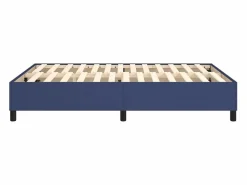 Best Clicnbuy Estructura de cama box spring tela azul 140x190 cm