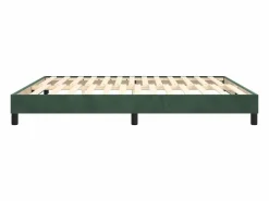 Best Estructura de cama box spring terciopelo verde oscuro 180x200cm Somier - 180X200Cm
