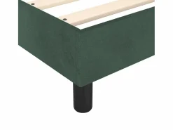 Best Estructura de cama box spring terciopelo verde oscuro 180x200cm Somier - 180X200Cm
