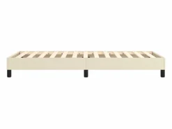 New Estructura de cama box spring cuero sintético 100x200 cm Somier Tapizado