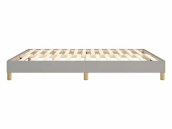 Hot Clicnbuy Estructura de cama box spring tela gris claro 180x200 cm