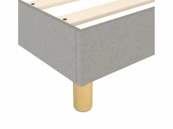 Hot Clicnbuy Estructura de cama box spring tela gris claro 180x200 cm