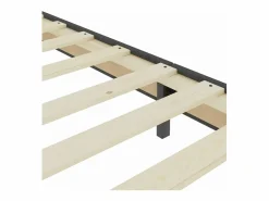 Clicnbuy Estructura de cama Box Spring tela gris 180x200 cm