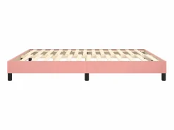 Sale Clicnbuy Estructura de cama box spring terciopelo rosa 160x200 cm