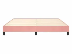 Sale Clicnbuy Estructura de cama box spring terciopelo rosa 160x200 cm