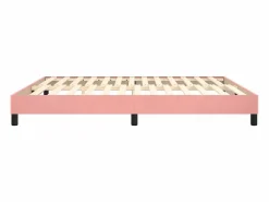 Sale Clicnbuy Estructura de cama box spring terciopelo rosa 160x200 cm