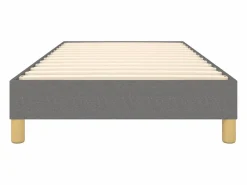 Sale Clicnbuy Estructura de cama box spring tela gris oscuro 90x190 cm