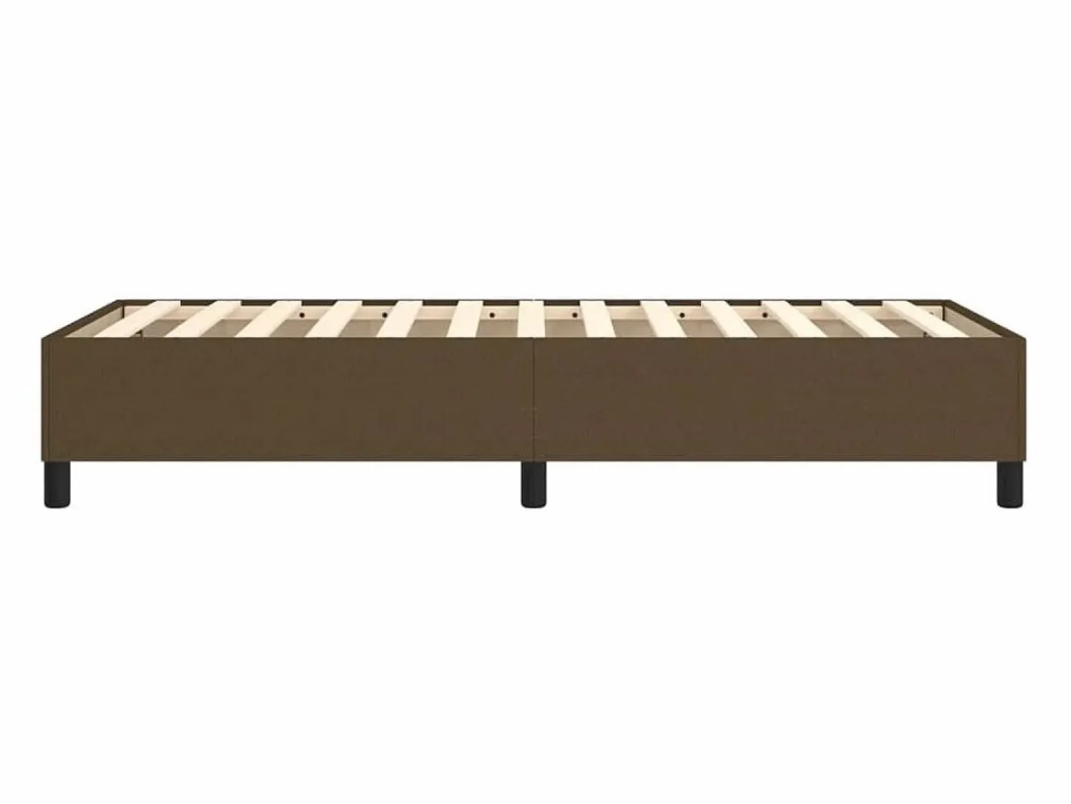 Best Estructura de cama box spring tela marrón 90x190 cm Somier - 90X190Cm
