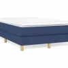 Outlet Clicnbuy Estructura de cama box spring tela azul 120x200 cm