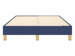 Outlet Clicnbuy Estructura de cama box spring tela azul 120x200 cm