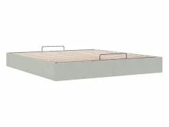 vidaxl Estructura de cama otomana sin colchón claro 160x200cm