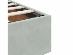 vidaxl Estructura de cama otomana sin colchón claro 160x200cm