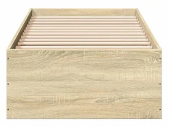 Hot vidaxl Estructura de cama sin colchón madera roble Sonoma 75x190 cm Color natural claro
