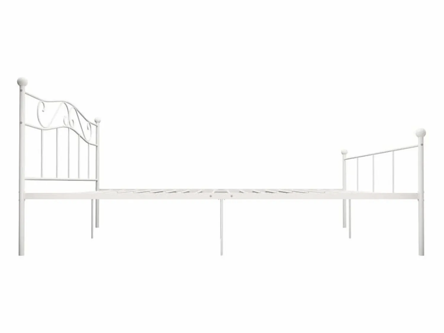 Outlet Estructura de cama sin colchón metal 180x200 cm Somier - 180X200Cm