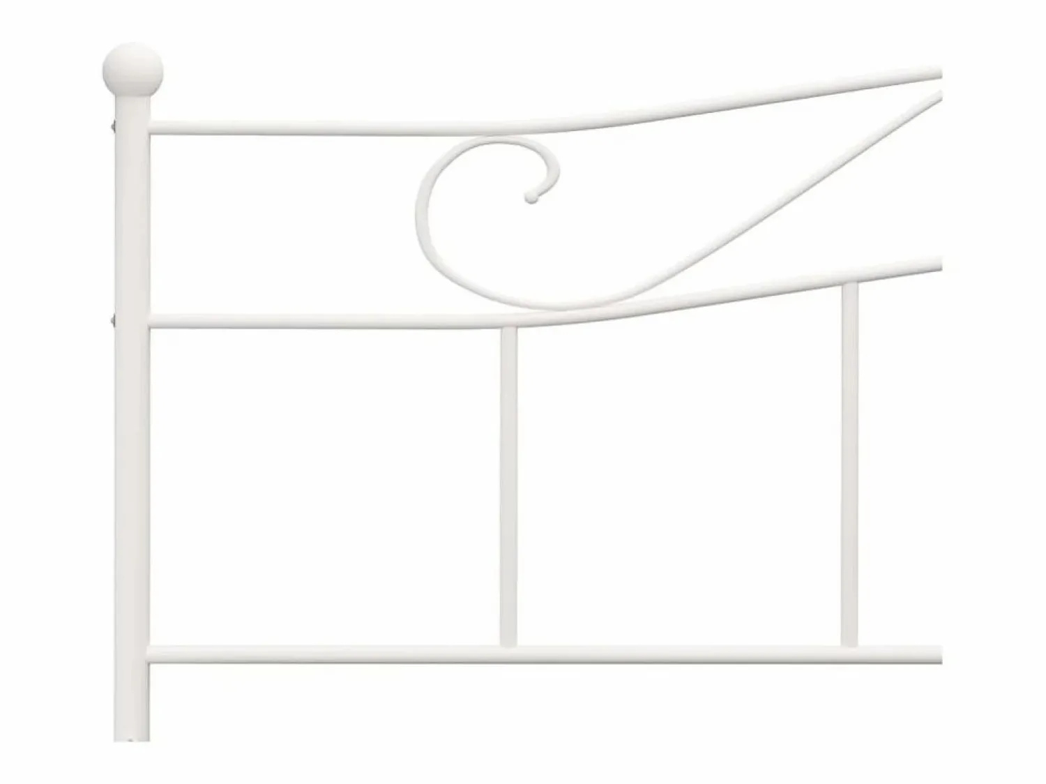 Outlet Estructura de cama sin colchón metal 180x200 cm Somier - 180X200Cm