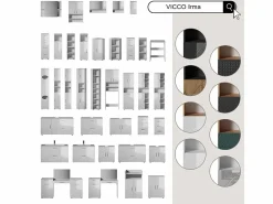 Clearance Estructura para mueble de lavadora antracita/artisan 68x30x103.5 irma Mueble Para Lavadora