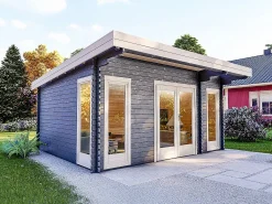 EXPERTLAND Estudio / oficina de jardín de madera 24,4 m² - Espesor 40 mm - ARBORIA