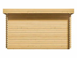 Best EXPERTLAND Estudio / oficina de jardín de madera 17,1 m² - Espesor 40 mm - BOESIA Color natural claro
