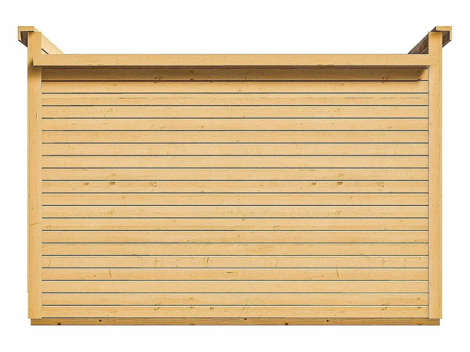 Online EXPERTLAND Estudio / oficina de jardín de madera 10,2 m² - Espesor 45 mm - SYLVANA Color natural claro