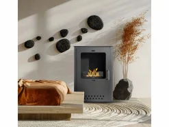 Estufa de bioetanol chimenea biochimenea de suelo LUISA L50xD30xH68 Chimenea|Chimenea
