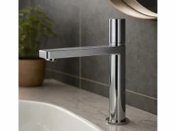 Essebagno Exil grifo mezclador alto para lavabo cromado