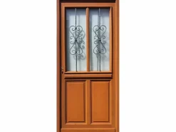 Exo Puerta de Entrada de Madera Modelo 'Syrah' 215X90 Mesa Auxiliar Derecha sin manilla Puerta De Entrada