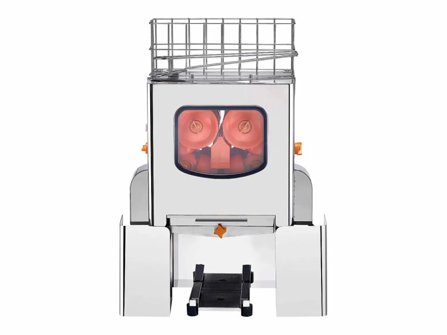 Exprimidor de Jugo de SucceBuy Extractorde Jugo de Comercial 120 W, Exprimidor de Cítricos en Acero Inoxidable con Caja de Filtro Extraíble