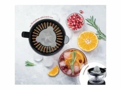 Sale Exprimidor eléctrico AMPA07 700 ml con 2 conos y pico vertedor, 40W, piezas aptas para lavavajillas Materiales Y Utensilios De Cocina