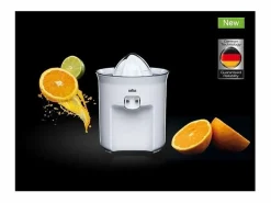Braun Exprimidor eléctrico CJ3050WH - 60 W - con vertedor y sistema anti-goteo