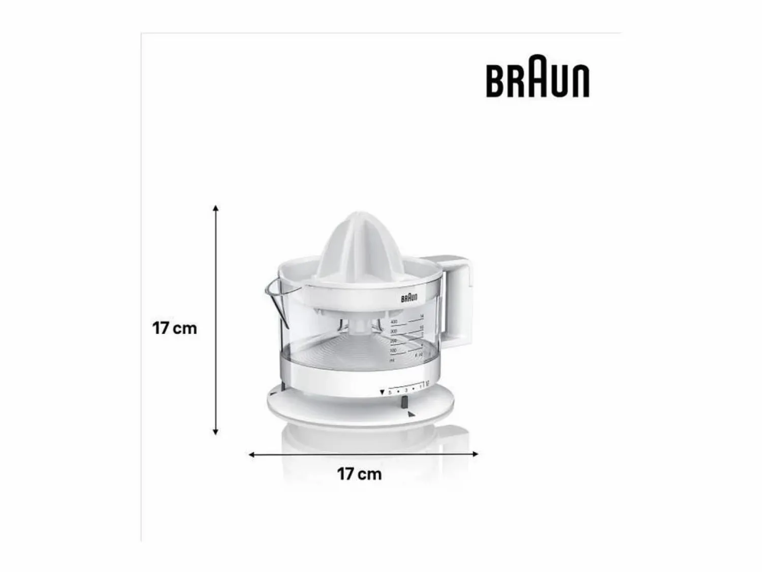 Online Braun Exprimidor eléctrico Tribute Collection CJ3000 WH 20W 350ml Blanco