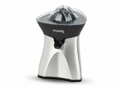 New Exprimidor eléctrico de cítricos H.KoeNIG AGR60 de acero inoxidable, 600W con función de 'servicio directo' Multicolor