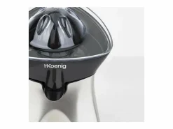 New Exprimidor eléctrico de cítricos H.KoeNIG AGR60 de acero inoxidable, 600W con función de 'servicio directo' Multicolor