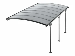 EXPERTLAND Extensión para cenador de aluminio - 1 coche - 15,15 m² - - BARESA