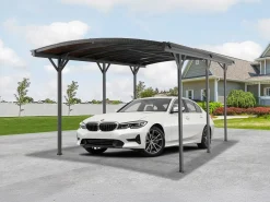 EXPERTLAND Extensión para cenador de aluminio - 1 coche - 15,15 m² - - BARESA