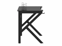 Best Garden Furniture Faril Escritorio gaming con patas en forma de K 90x60x75 cm Negro