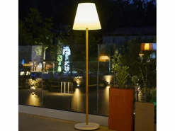 Lumisky farola solar H150CM WOOD Beige