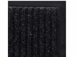 Outlet Felpudo alfombra de entrada PVC 90x120 cm ES184015 Negro