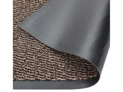 Sale Felpudo de nudo marrón oscuro 60x180 cm ES577233 Marru00f3n