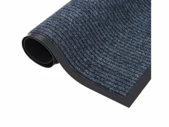 Outlet Felpudo de rayas 80x120 cm ES463995 Azul