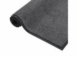 Best Felpudo de rayas 60x80 cm ES651025 Gris antracita