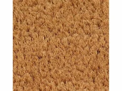 Felpudo semicircular de fibra de coco natural 60x90 cm ES499734