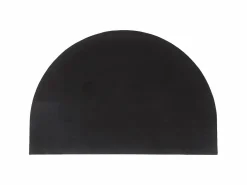 Felpudo semicircular de fibra de coco natural 60x90 cm ES786191