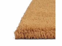 Felpudo semicircular de fibra de coco natural 60x90 cm ES786191