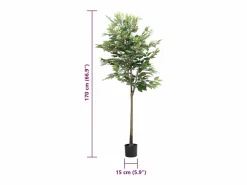 New Ficus artificial 756 hojas 170 cm Planta Artificial