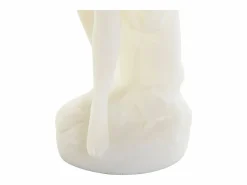 Clearance Item International Figura decorativa clásica de resina blanca 13,5x10,5x33,5 cm, diseño elegante y atemporal Blanco