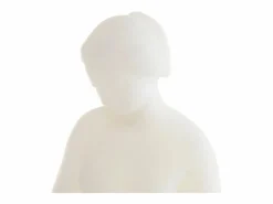 Clearance Item International Figura decorativa clásica de resina blanca 13,5x10,5x33,5 cm, diseño elegante y atemporal Blanco