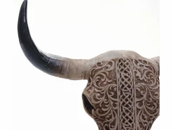 Discount Figura decorativa de pie cráneo de vaca -D30 Estatua