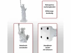 Clearance MCW Figura decorativa Estatua de la Libertad Blanco