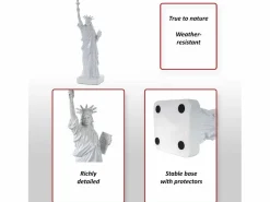 Clearance MCW Figura decorativa Estatua de la Libertad Blanco