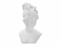 Best Figura escultura busto clásica de mujer en resina blanca Era Estatua